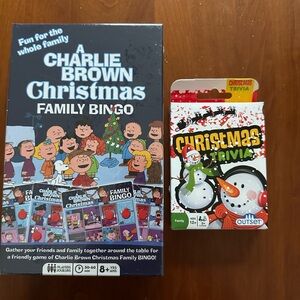 Charlie Brown Christmas Family Bingo & Christmas Trivia